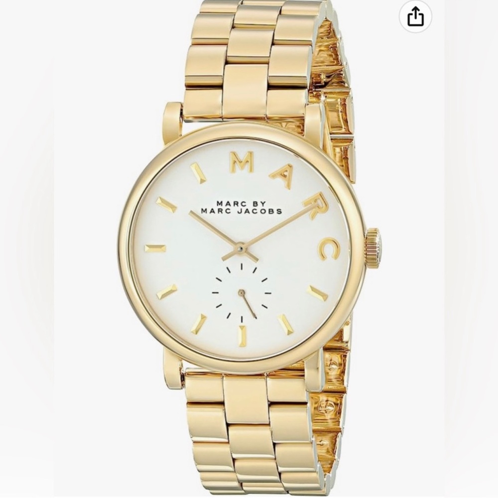Marc by Marc Jacobs gold watch